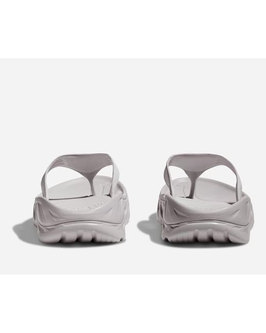 Ora Recovery Flip 2 Chaussures en Lunar Rock/White Taille 40 | Récupération Hoka One One pour homme en coloris Gray