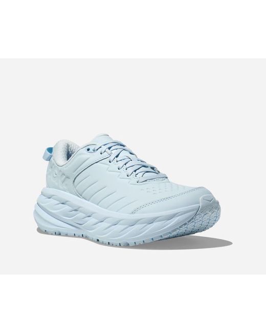 Bondi SR Chaussures pour Femme en Ice Water/Ice Water Taille 41 1/3 Large | Route Hoka One One en coloris Blue