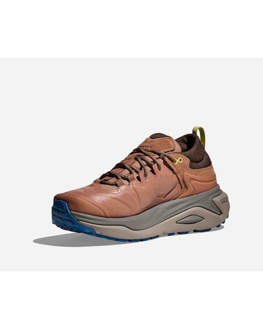 Hoka One One Brown Kaha 3 Low Gore-tex Hiking Shoes for men