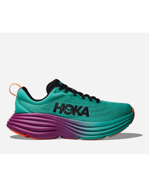 Hoka One One Green Bondi 8 Road Running Shoes