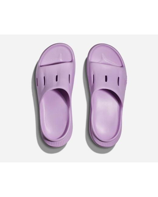 Ora Recovery Slide 3 Chaussures En Taille Hoka One One en coloris Purple