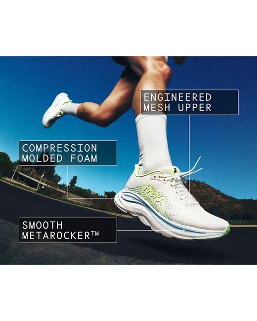 Hoka One One White Clifton 11 Road Running Shoes