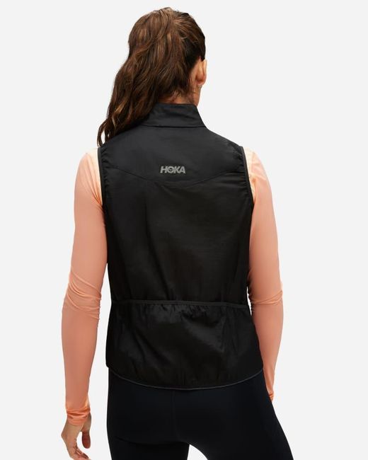 Hoka One One Black Skyflow Vest Jacket