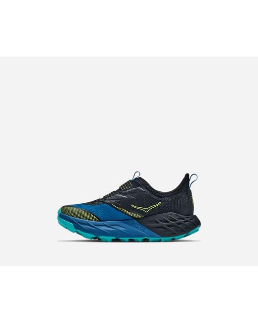 Hoka One One Blue Kid's Speedgoat 7 Trail Shoes