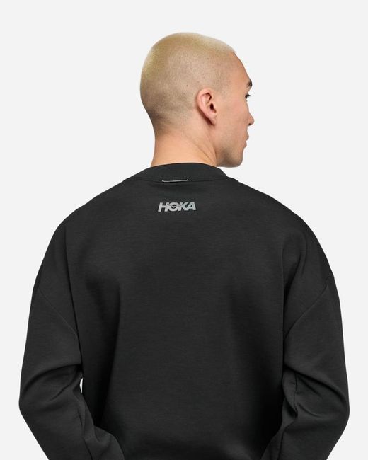 Hoka One One Black Kaitoro Knit Crew for men
