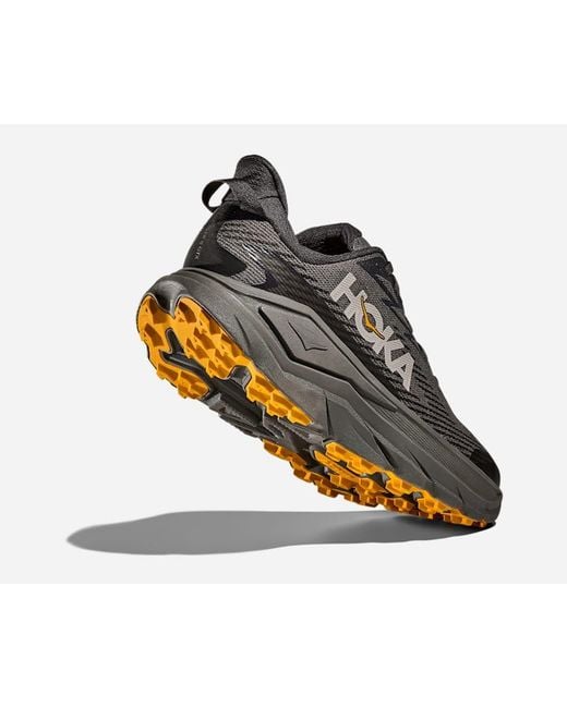 Hoka One One Black Challenger 8 Gore-tex Trail Shoes for men