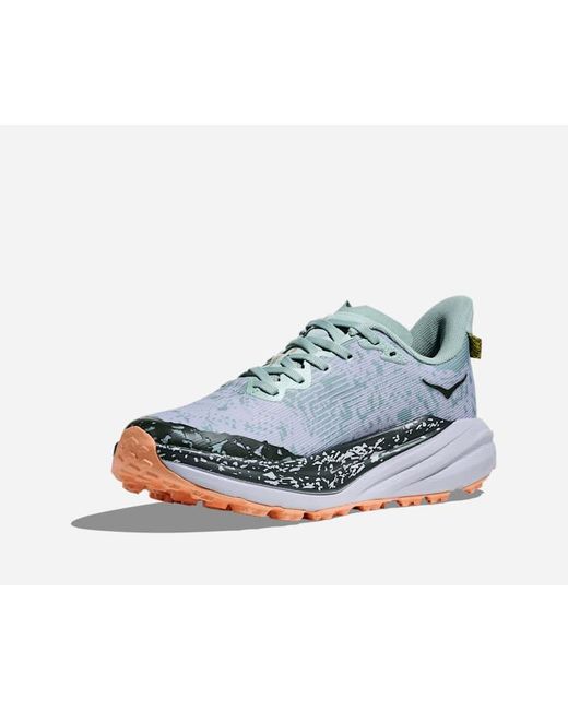 Hoka One One Blue Speedgoat 6 GORE-TEX Schuhe für Damen in Jade/Ash Grey Größe 36 2/3 | Gelände