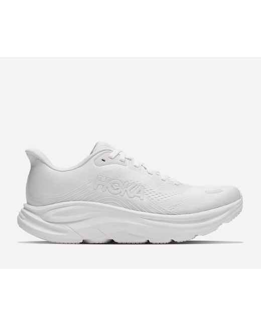 Hoka One One White Clifton 11 Road Running Shoes