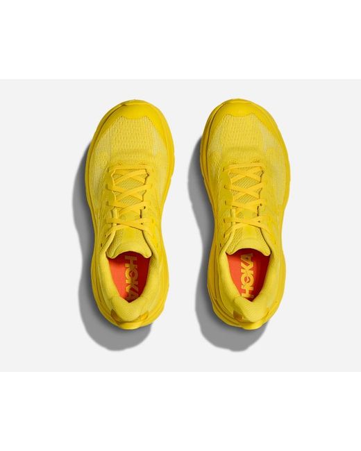 Hoka One One Yellow Challenger 8 Road Running Shoes