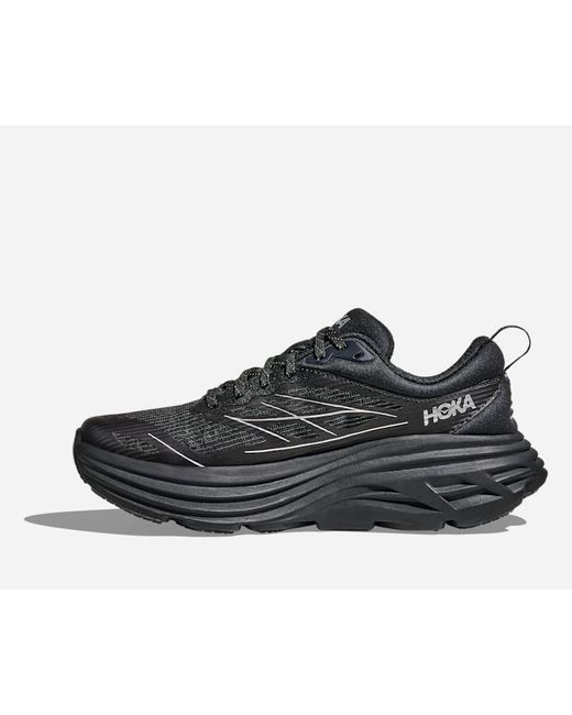 Hoka One One Black Stealth/tech Bondi 8 Caged Lifestyle Shoes
