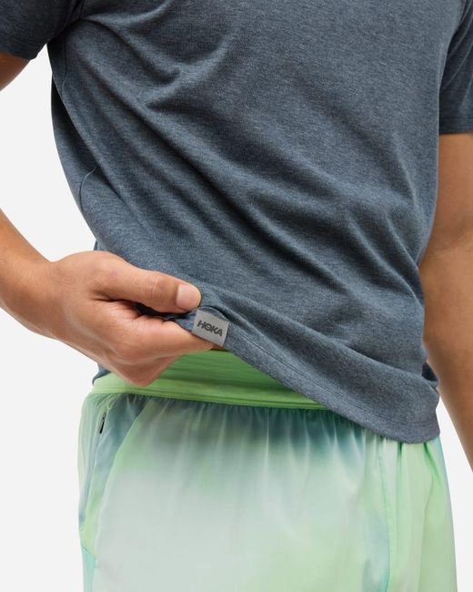 T-Shirt À Manches Courtes Glidetech Pour Homme En Taille Hoka One One pour homme en coloris Blue