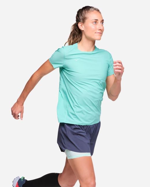 Hoka One One Blue Airolite Run Top