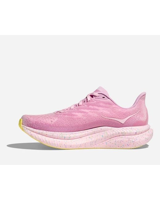 Hoka One One Pink Mach 6 Road Running Shoes