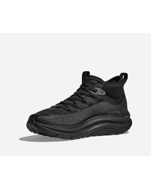 Hoka One One Black Kawana Mid Lifestyle Shoes for men