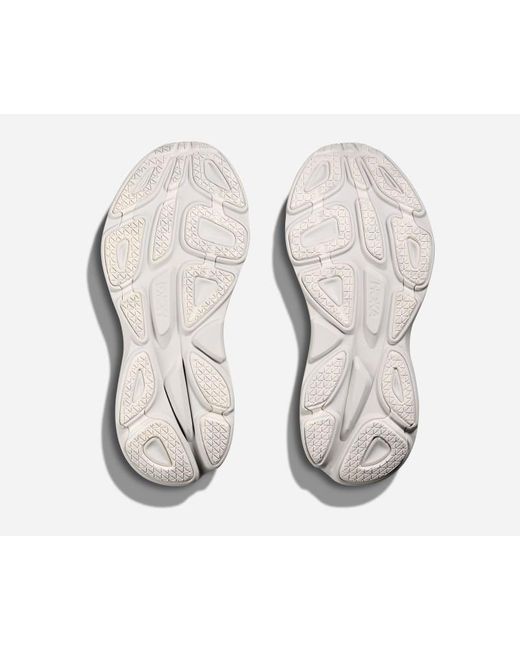 Hoka One One White Stealth/tech Bondi 8 Caged Lifestyle Shoes