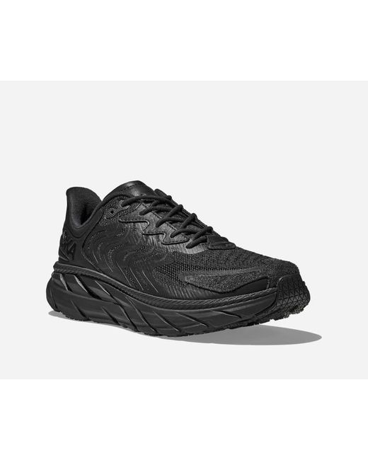 Hoka One One Black Clifton Ls Walking Shoes
