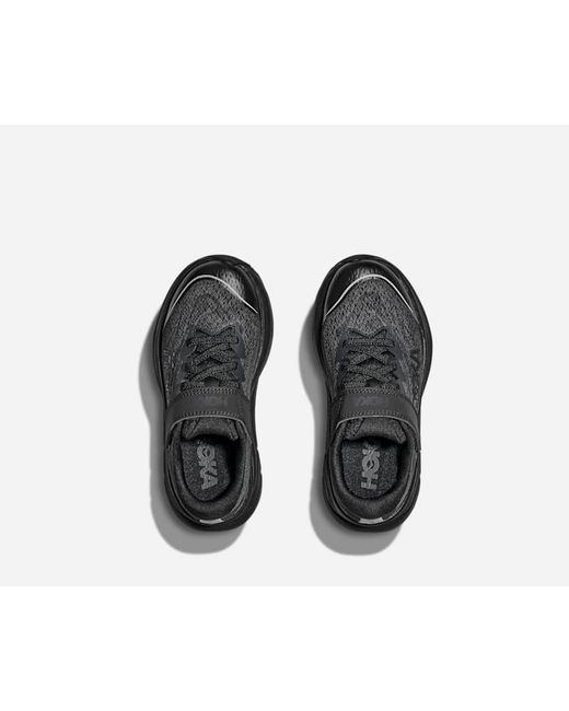 Hoka One One Black Kid's Rincon 4 Road Running Shoes