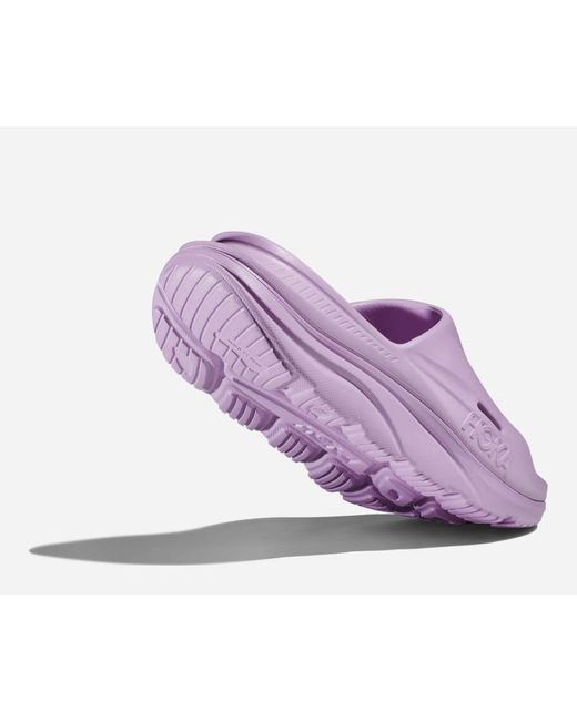 Ora Recovery Slide 3 Chaussures En Taille Hoka One One en coloris Purple