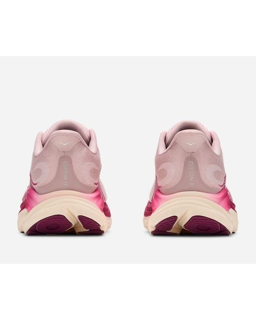 Hoka One One Pink Clifton 11 Road Running Shoes