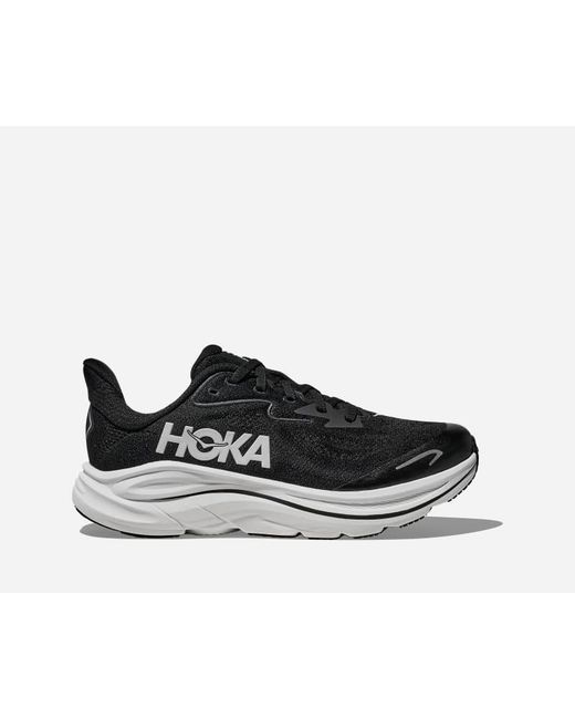 Hoka One One Black Kid's Clifton 10 Road Running Shoes