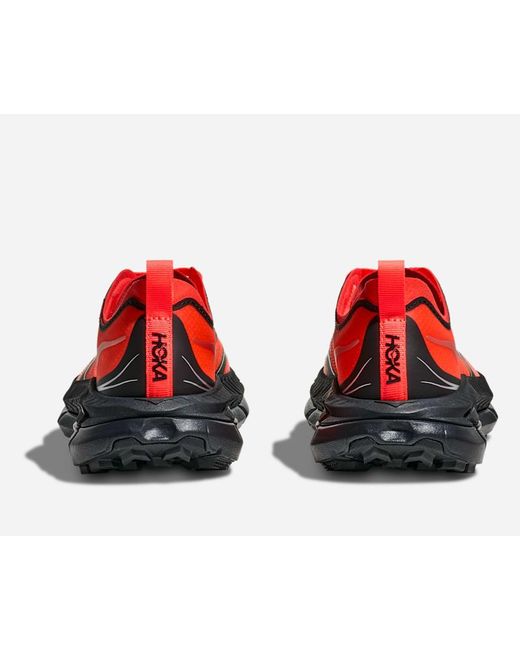 Hoka One One Red Mafate Speed 4 Lite Lifestyle Shoes