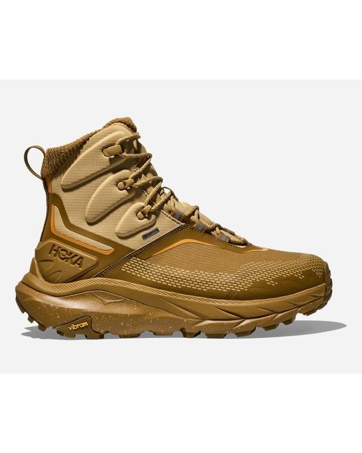 Hoka One One Yellow Kaha 2 Frost Gore-tex Hiking Shoes for men