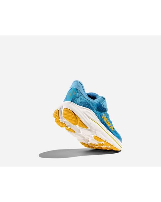 Hoka One One Blue Kid's Clifton 10 Road Running Shoes