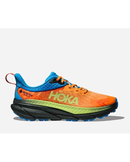 Hoka One One Blue Challenger 7 Gore-tex Trail Shoes for men