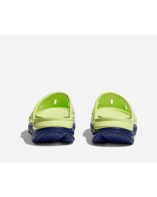 Ora Recovery Slide 3 Chaussures pour Enfant en Lettuce/Bellwether Blue Taille 38 | Récupération Hoka One One pour homme en coloris Multicolor
