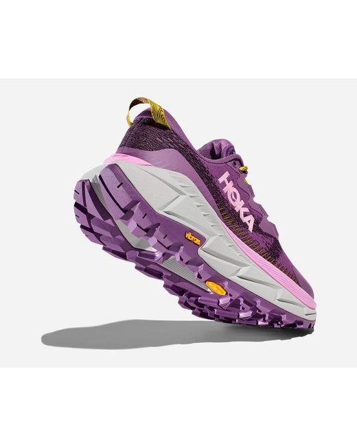 Hoka One One Purple Skyline-float X Hiking Shoes