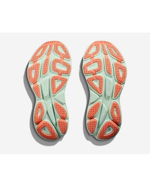 Hoka One One Gray Bondi 8 Running Shoes