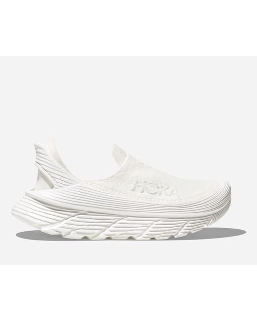Hoka One One White Restore Tc Recovery Shoes