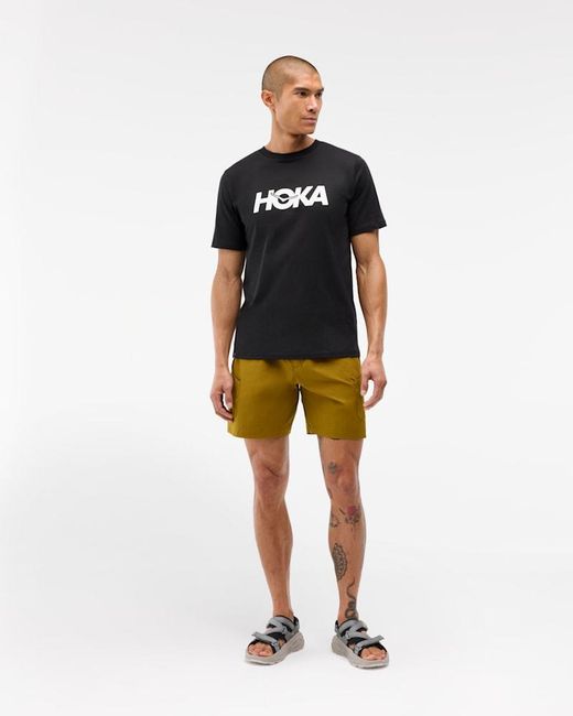 Hoka One One Black Core Logo Graphic T-shirt for men
