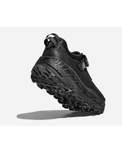 Hoka One One Black Stinson Breeze Lifestyle Shoes