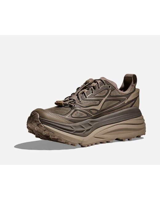 Hoka One One Brown Stinson One7 Trail Shoes