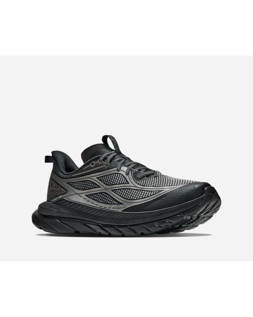 Hoka One One Black Mach Remastered Aura Lifestyle Shoes for men