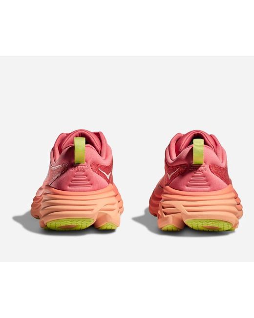 Bondi 8 Chaussures pour Femme en Coral/Papaya Taille 36 2/3 | Route Hoka One One en coloris Pink