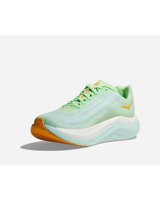 Mach X Chaussures pour Femme en Lime Glow/Sunlit Ocean Taille 36 2/3 | Route Hoka One One en coloris Blue