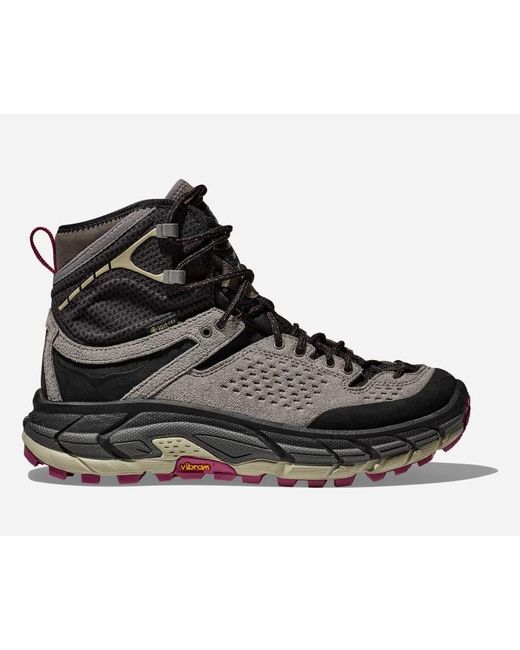 Hoka One One Black Elite Terrain System Tor Ultra Hi Hiking Shoes