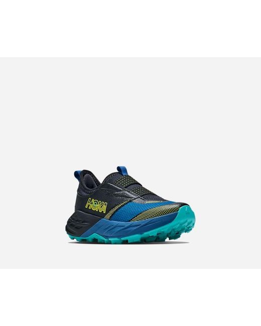 Hoka One One Blue Kid's Speedgoat 7 Trail Shoes