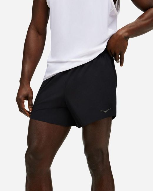 Hoka One One Glide Shorts mit Slip, 13 cm für Herren in Black Größe S | Shorts für Herren