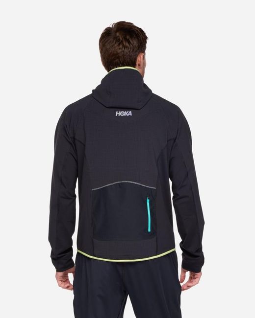 Hoka One One Blue Skyglow Half-zip Jacket for men