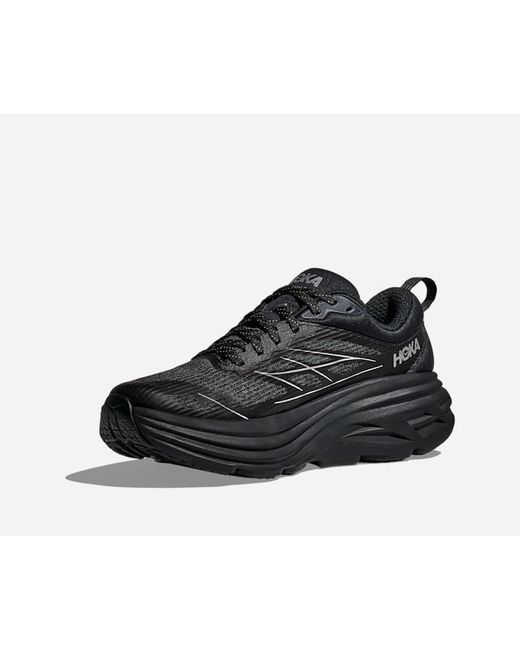 Hoka One One Black Stealth/tech Bondi 8 Caged Lifestyle Shoes