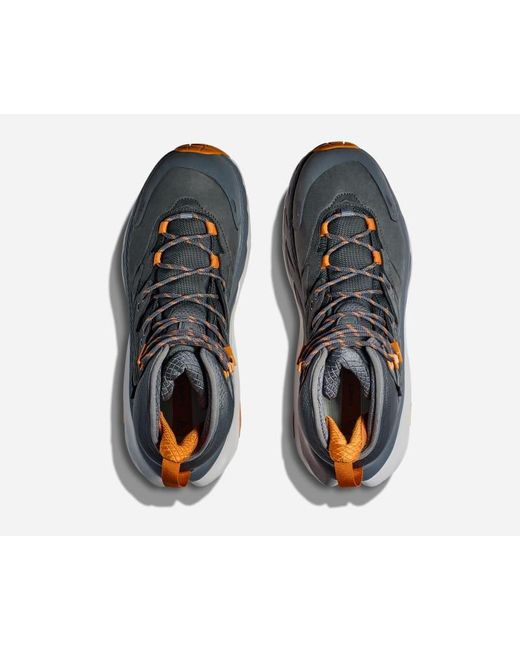 Hoka One One Kaha 2 GORE-TEX Schuhe für Herren in Castlerock/Harbor Mist Größe 40 2/3 | Wandern in Blue für Herren
