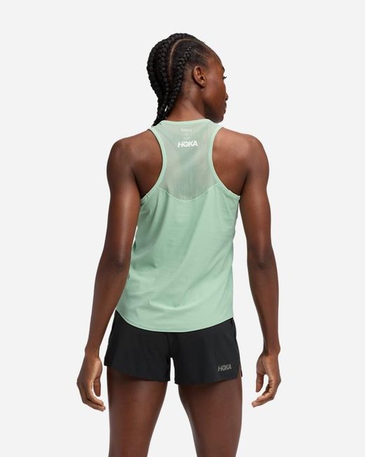 Hoka One One Green Airolite Tank Top 2.0