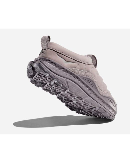 Hoka One One Gray Elite Terrain System Ora Primo Schuhe in Moonstone/Astral Größe 37 1/3 | Lifestyle