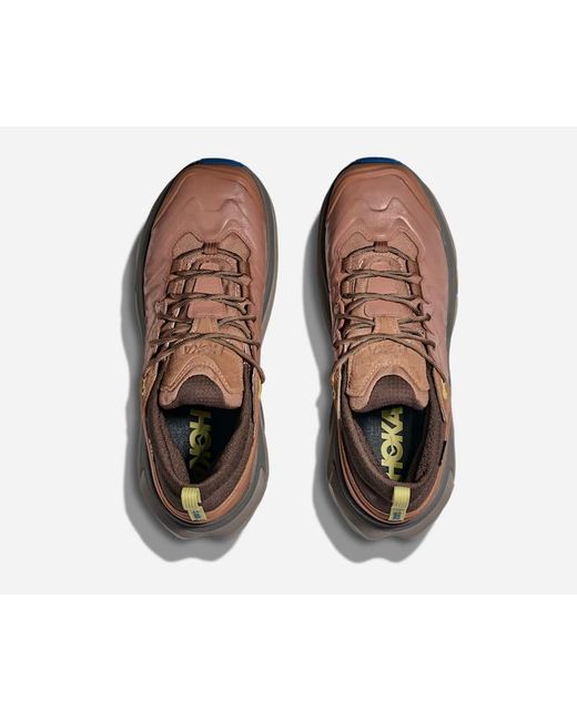 Hoka One One Brown Kaha 3 Low Gore-tex Hiking Shoes for men