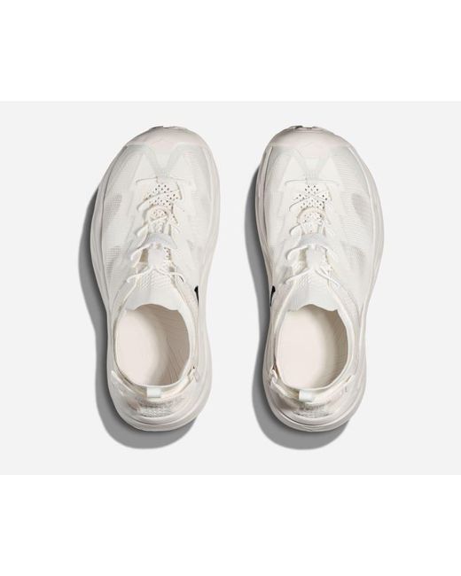 Hoka One One White Hopara 2 Hiking Shoes for men