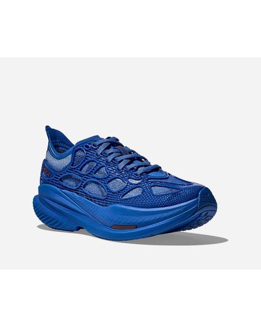 Hoka One One Blue Mach X Caged Lifestyle Shoes