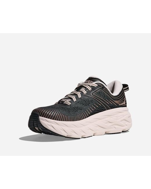 Hoka One One Black Bondi 7 Lifestyle Shoes